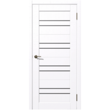 Дверь межкомнатная Дубрава Сибирь Рада НОВ ЛИНИЯ Ясень белый, стекло графит